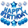 happy birthday with alphabet balloons garland arch kit